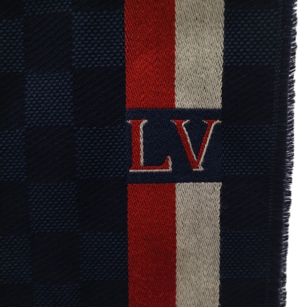 LOUIS VUITTON (ルイヴィトン) マフラー エシャルプ メサジェ