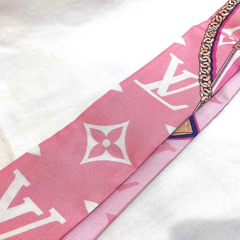 LOUIS VUITTON ルイヴィトン バンダナ スカーフ リボン LV バンドーBB  