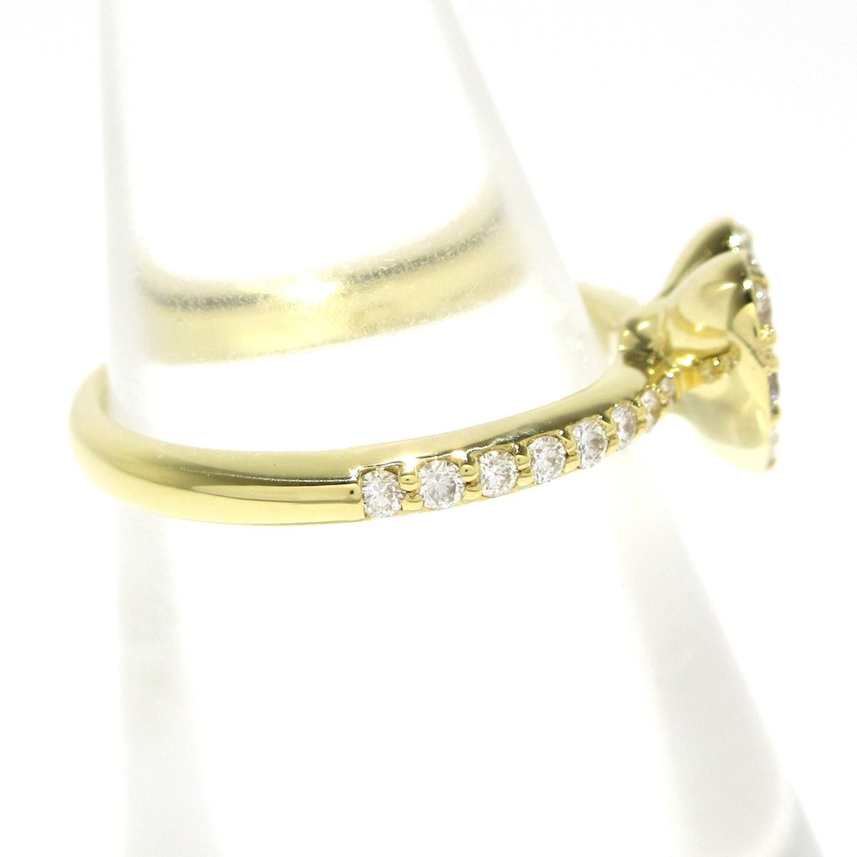 PonteVecchio(ポンテヴェキオ) リング美品 - K18YG×ダイヤモンド  