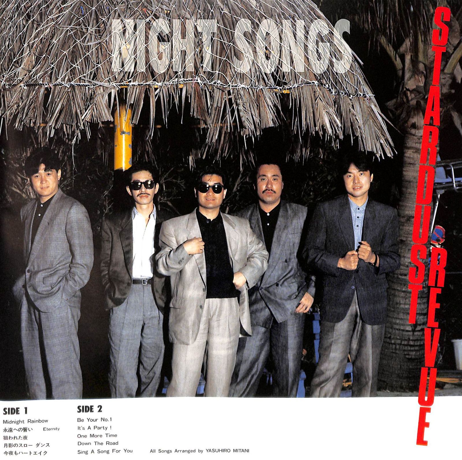 LP1枚 / スターダスト・レビュー / Night Songs(1987年：L-12598