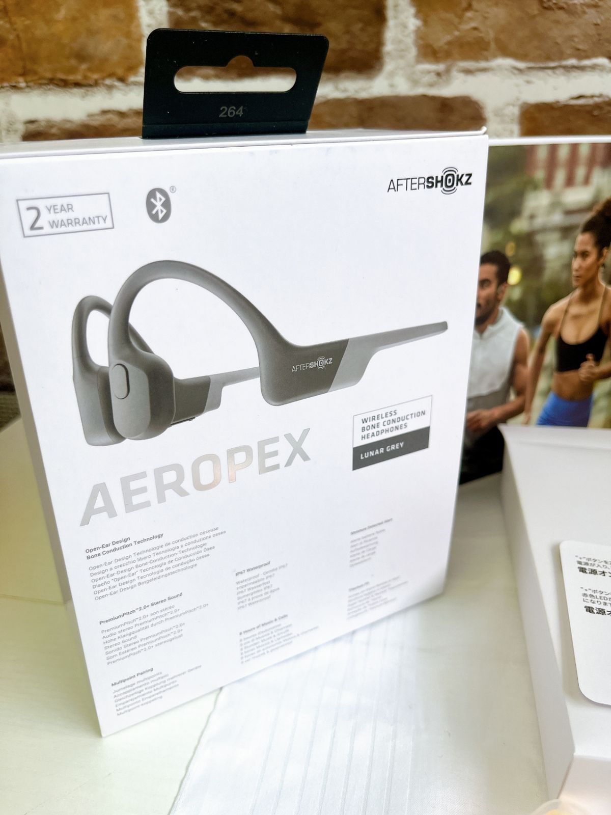 AFTERSHOKZ/アフターショックス 骨伝導イヤホン AEROPEX LUNAR GRAY/グレー - メルカリ