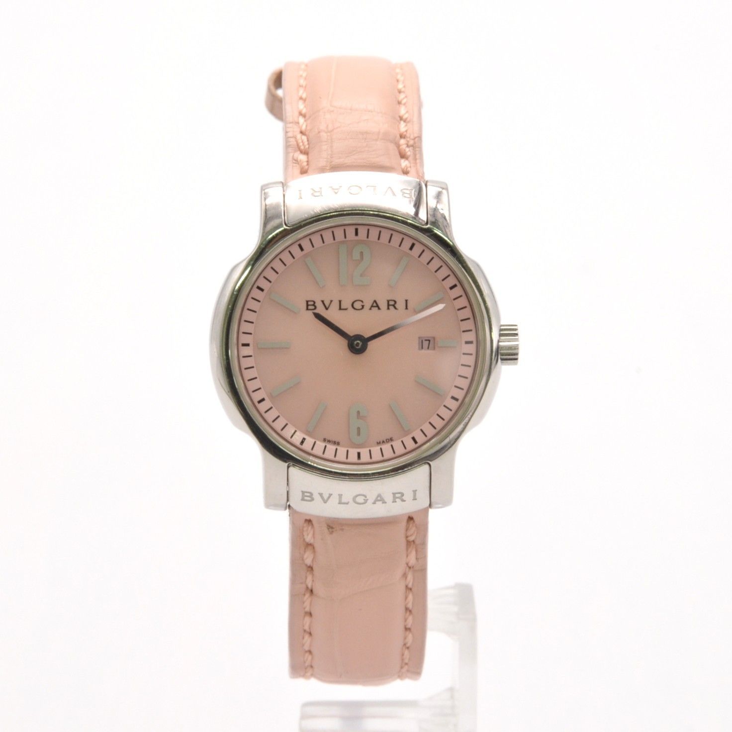 BVLGARI ブルガリ ソロテンポ ST29S レディース腕時計 クォーツ ピンク  