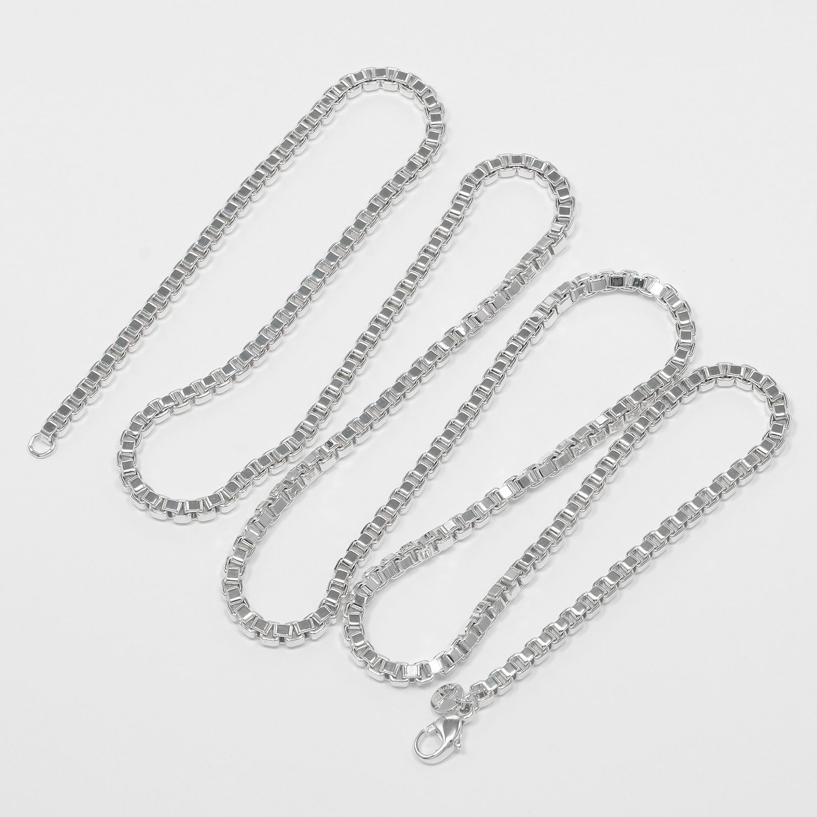 TIFFANY&Co.】ティファニー ベネチアン 90cm シルバー925 レディース