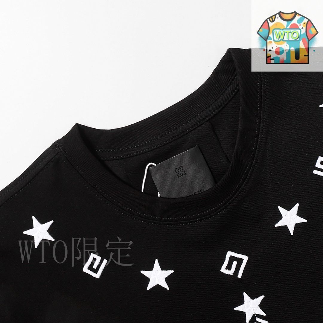今日WTO】Givenchy GVC クラシック五角星つや消し刺繍 T-DA73