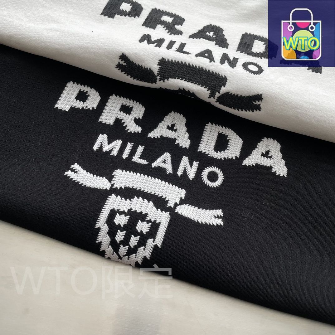 PRADA ? プラダ? 秋冬の最新限定の立体刺繍丸首セーター - メルカリ