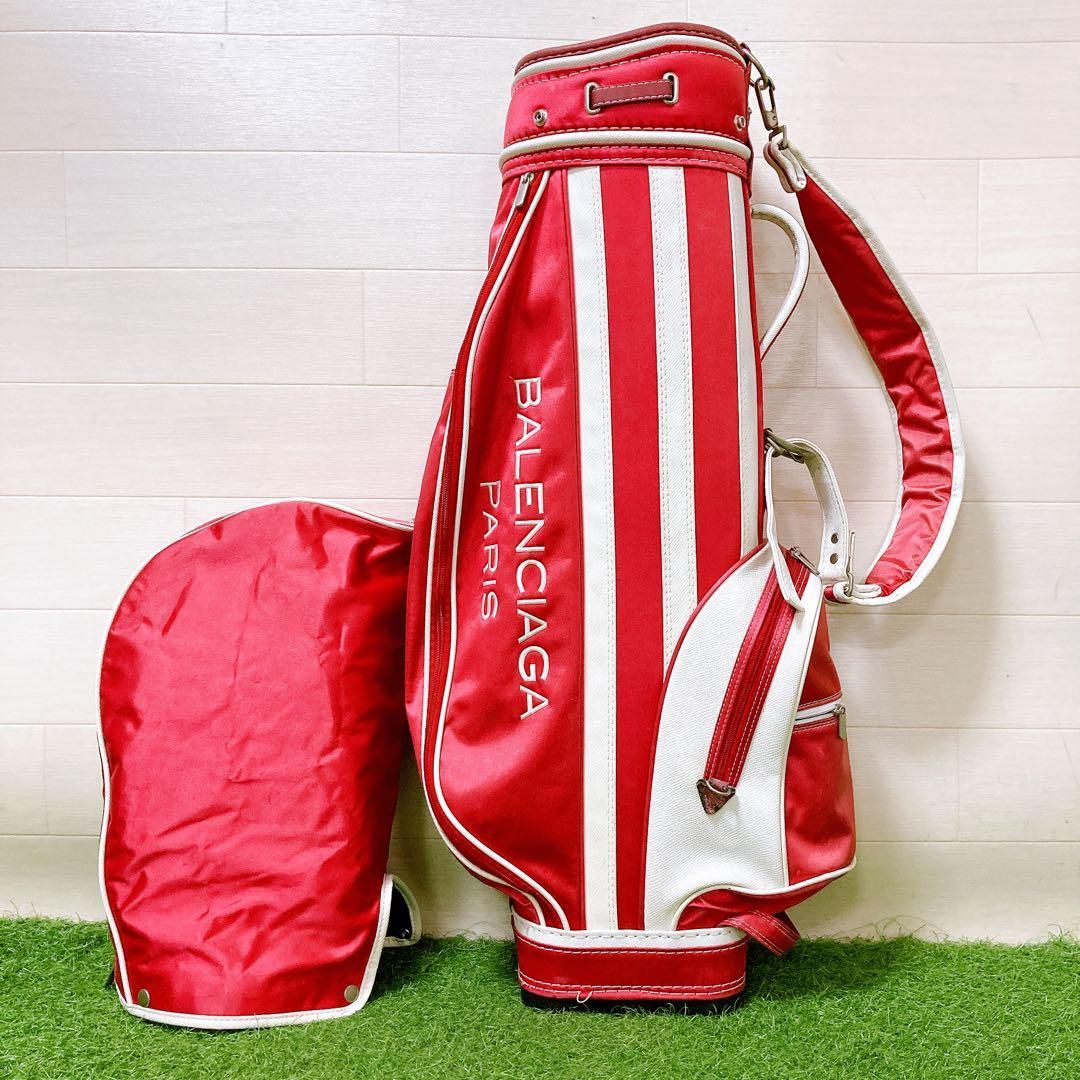 BALENCIAGA バレンシアガ キャディバッグ ストライプ