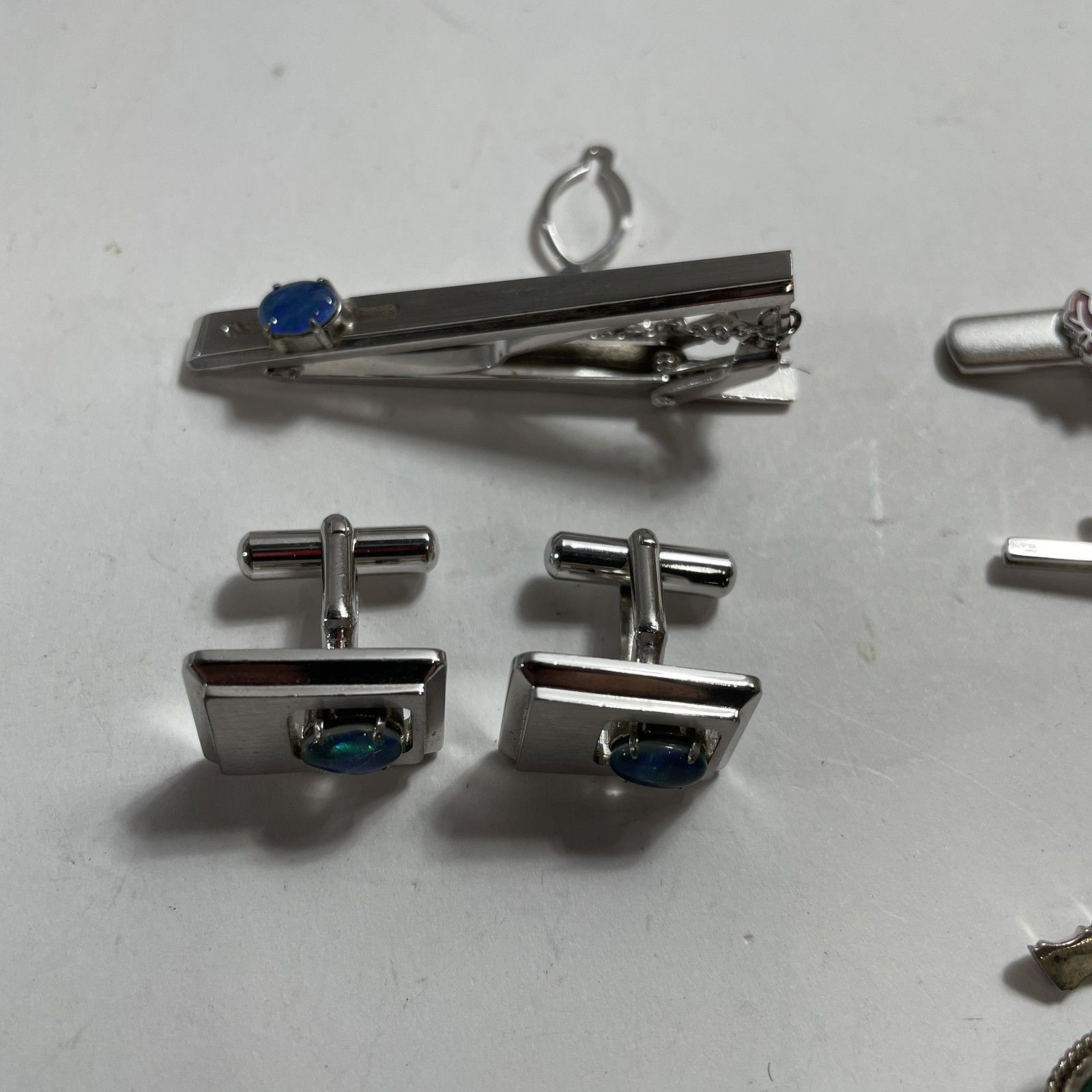 シルバー ネクタイピン タイタック カフリンクス SILVER 総重量約95 g 0.09 kg