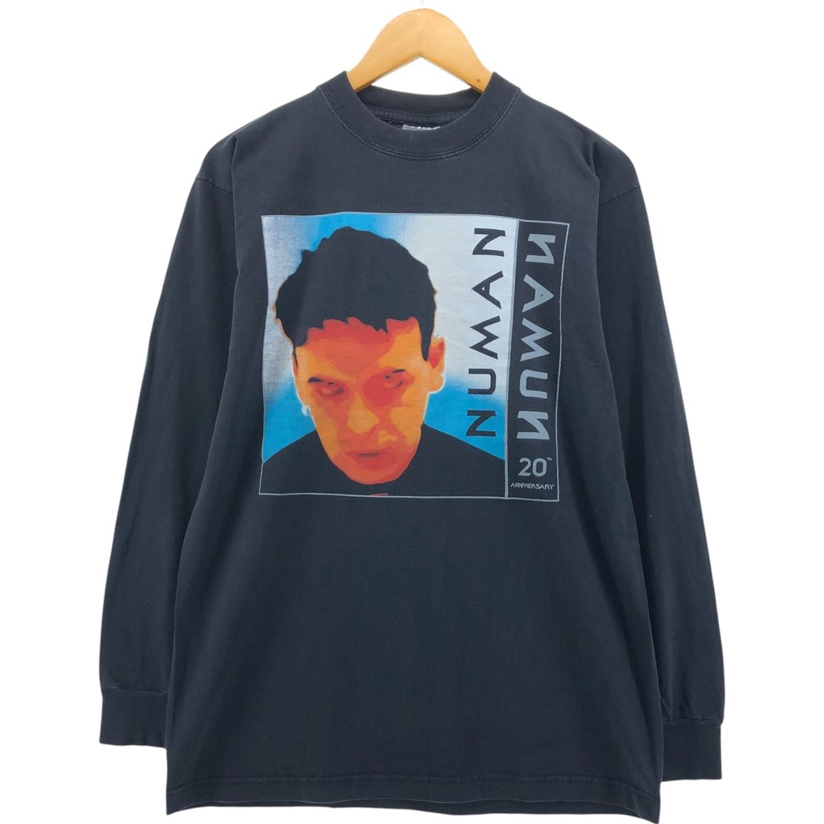 古着 GARY NUMAN ゲイリーニューマン ロングTシャツ ロンT メンズM相当 ヴィンテージ|eaa543308
