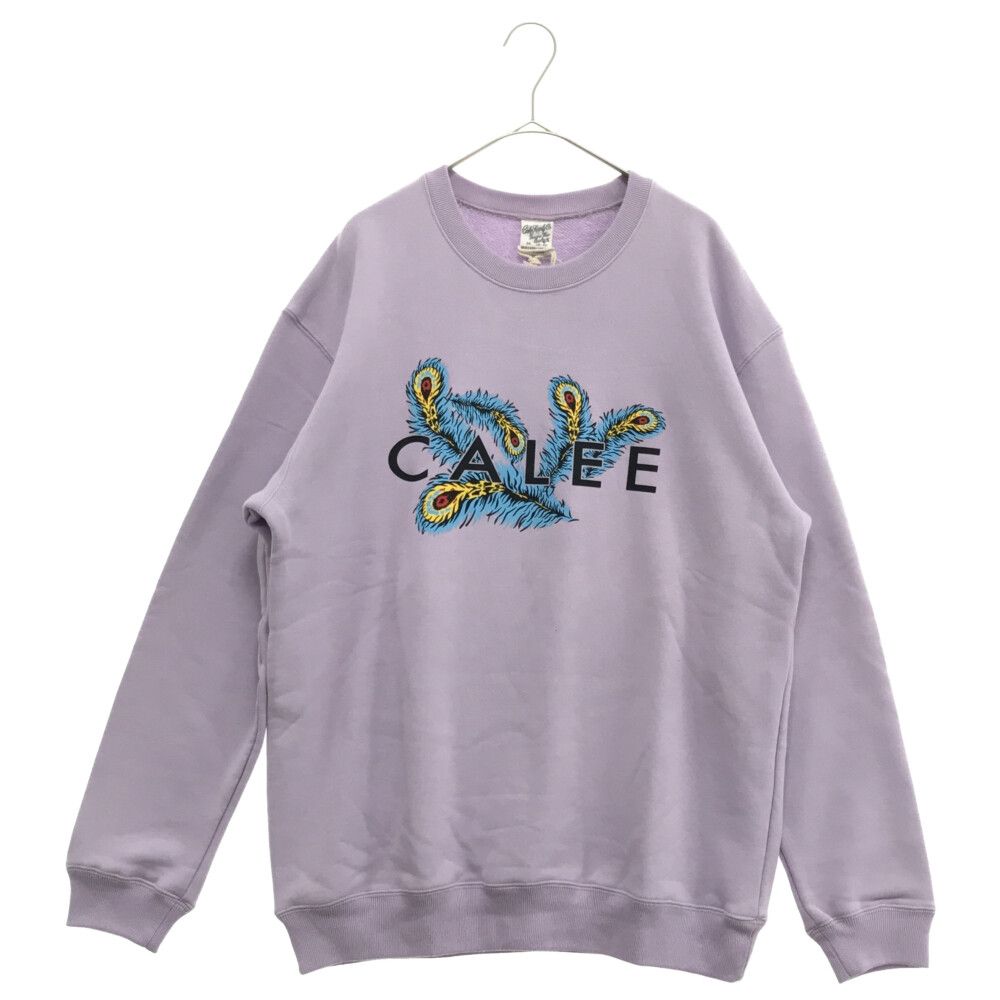 CALEE (キャリー) 22SS BOF Logo crew neck sweat ロゴプリント 