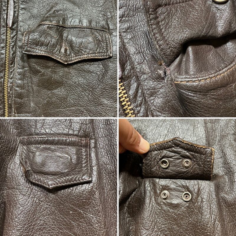 U.S.NAVY 40's CFN-24/M-465A CUSTOM カスタムレザーフライトスーツ