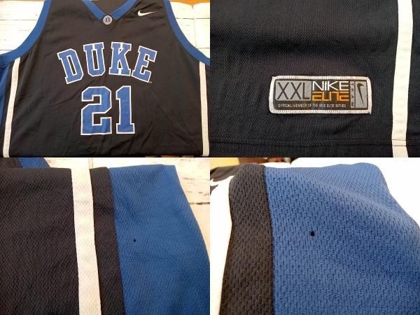 ナイキ NIKEデューク大学オーセンティック ユニフォーム 23dukeバスケ NIKE ナイキ カレッジ バスケユニフォーム DUKE デューク大学