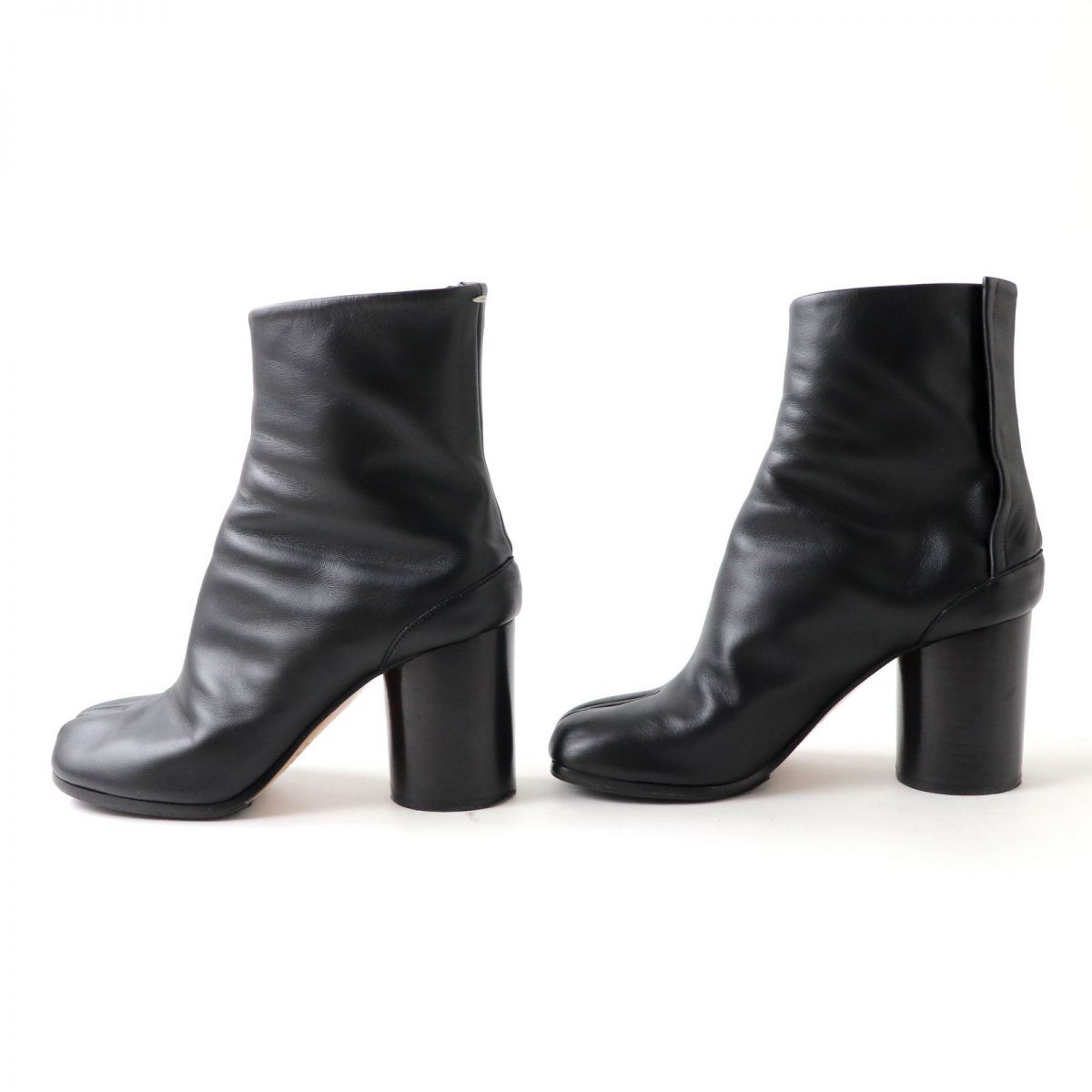 Maison Margiela メゾンマルジェラ ブーツ足袋　黒 レザー 39 MAISON MARGIELA(メゾンマルジェラ) 21SS TABI BOOTS 足袋