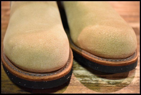  8 D 08年 レッドウィング 8268 スエード エンジニア ホーソーンアビレーンラフアウト スチールトゥ ブーツ redwing FI 501 エンジニアブーツ ブーツ 革靴