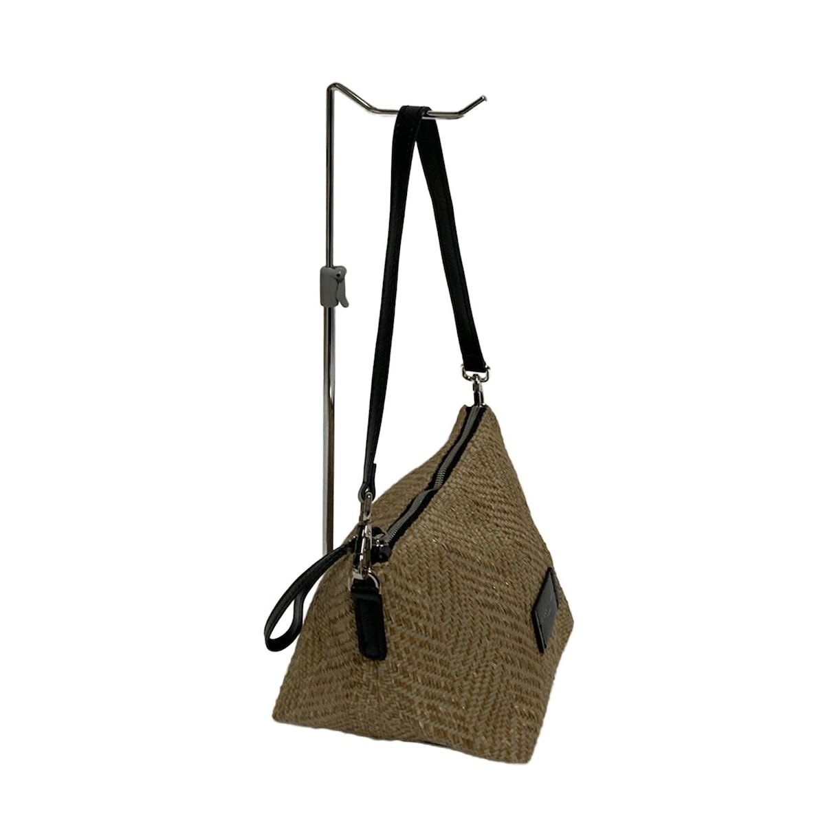 GIANNI CHIARINI ベージュ×黒 ショルダーバッグ 2025 Spring & Summer Collection 