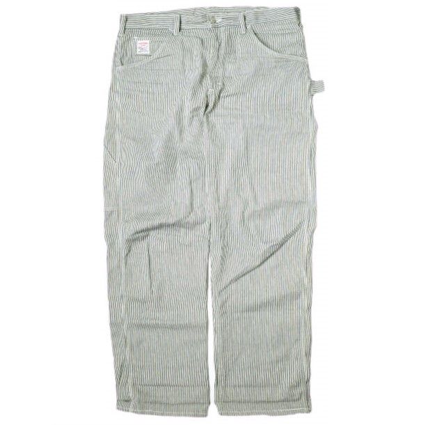POINTER ポインター アメリカ製 Hickory Painter Pants ヒッコリーペインターパンツ 36 ネイビー ジップフライ MADE IN USA ストライプ ボトムス g17251