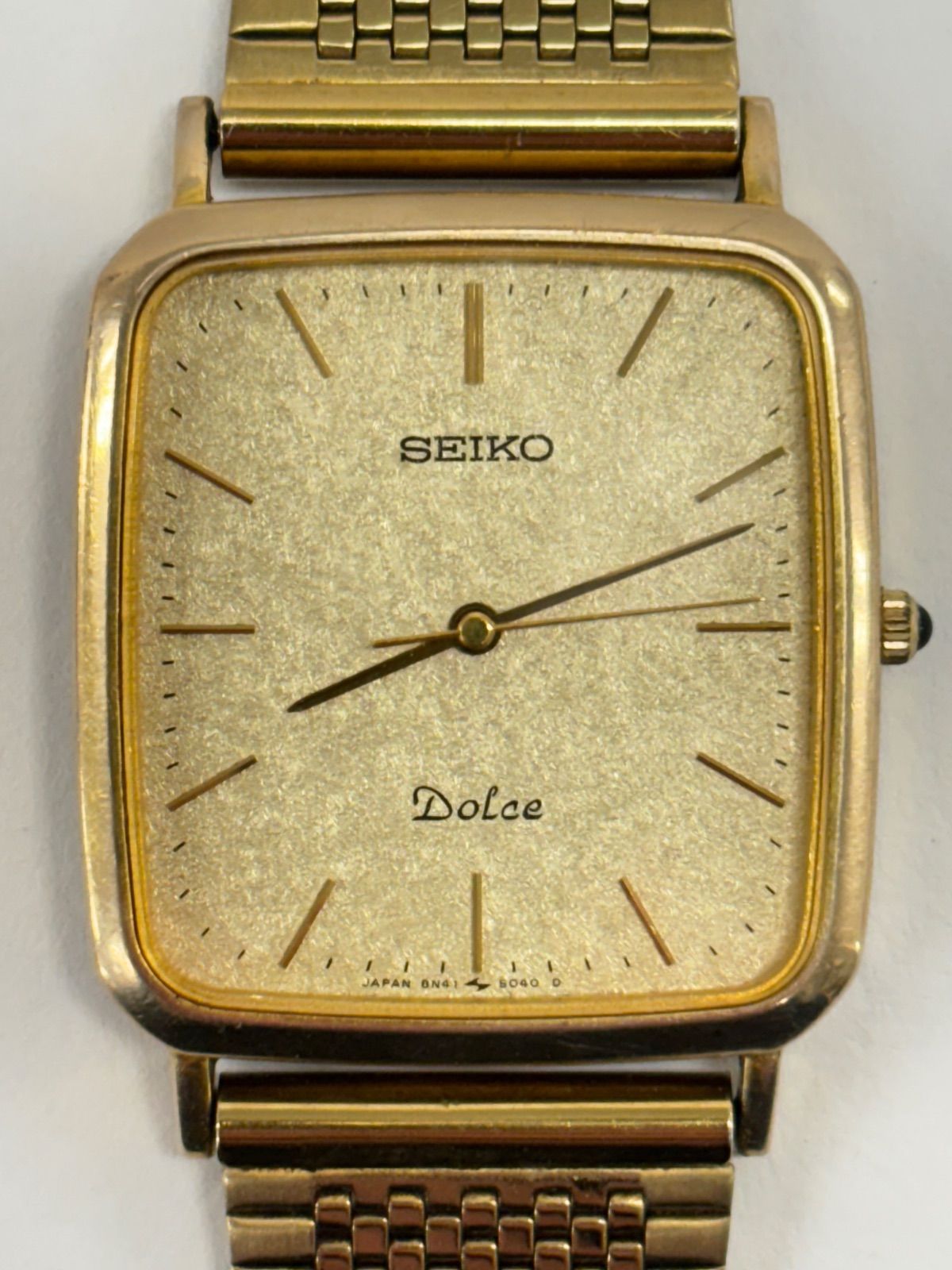SEIKO Dolce 8N41-5040 10KT ゴールド 時計 腕時計セイコー 8N41-5040
