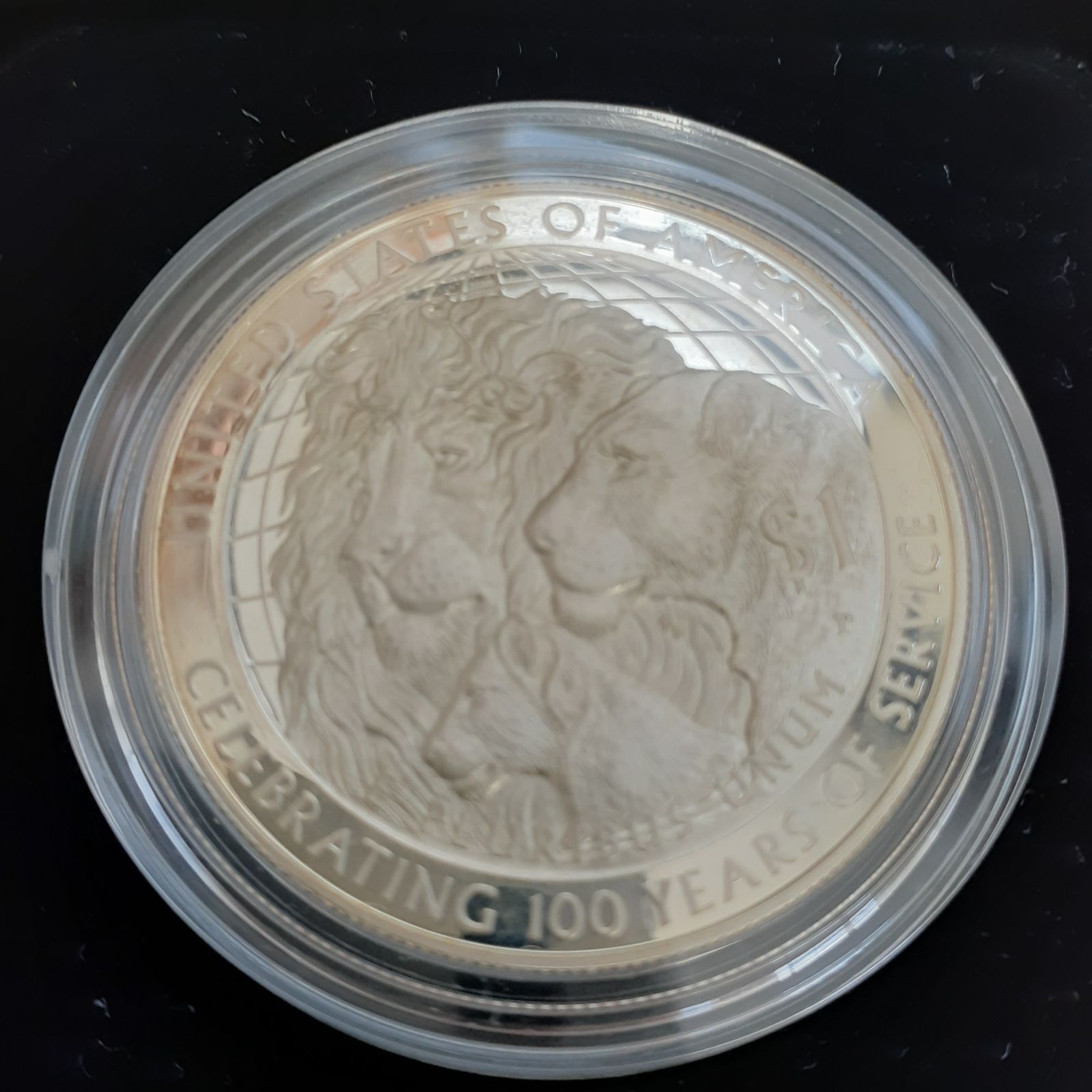 2017 Lions Clubs 100周年銀貨 記念プルーフ銀貨 2017年ライオンズクラブ国際協会100周年記念プルーフ銀貨 UNITED