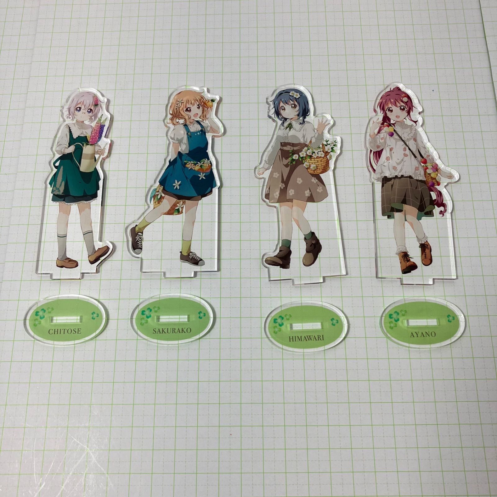 瀬戸店】ゆるゆり × 大室家 × アトレ アクリルスタンド 7点 瀬戸店】ゆるゆり × 大室家 × アトレ アクリルスタンド 7点