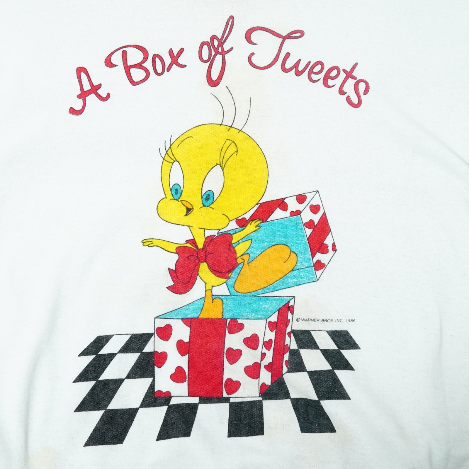 トゥイーティー スウェット L相当 80s 1986年製 ヴィンテージ Vintage 