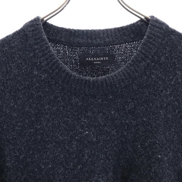 オールセインツ ウールブレンド ニット S グレー系 ALLSAINTS 長袖 セーター メンズ   【230210】