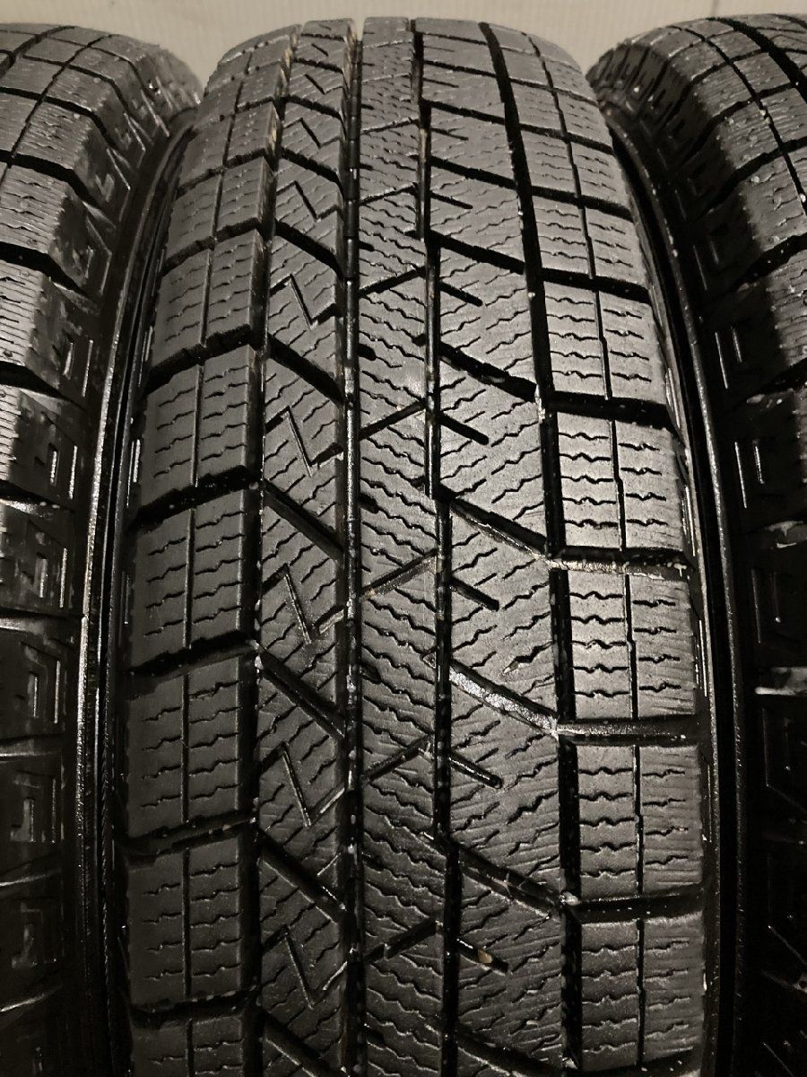 走行短め DUNLOP WINTER MAXX WM03 145/80R13 13インチ スタッドレス 4本 20年製 タント モコ スペーシア N-BOX等　(TF312)