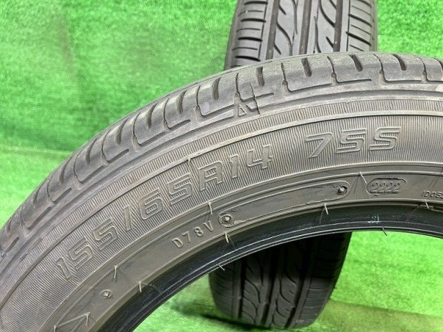 限定 DUNLOP サマー ダンロップ EC202 155|65R14 4本 4ミリ 2025年 個性的