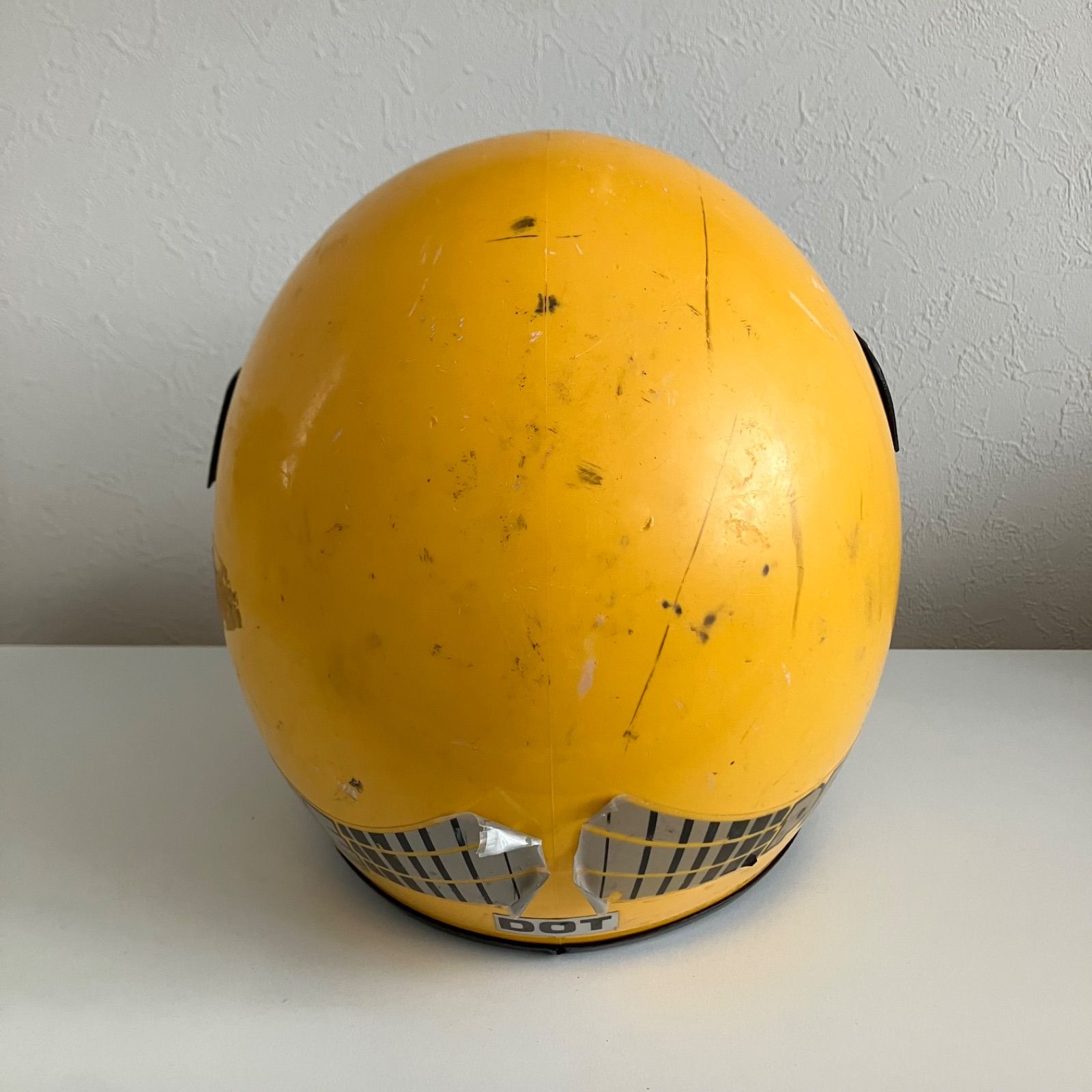 Griffin☆ビンテージヘルメット PRO-LINE XLサイズ モトヘル 黄色 フル