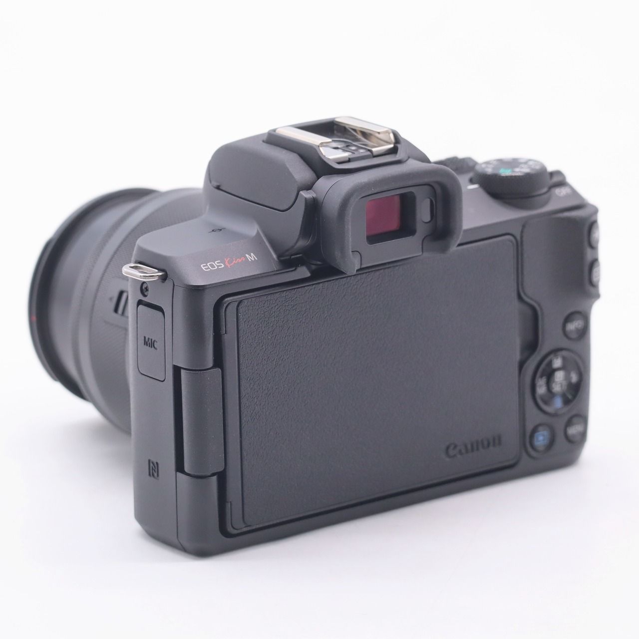 Canon EOS Kiss M 標準ズームキット ブラック APS-C 初心者向け 小型 