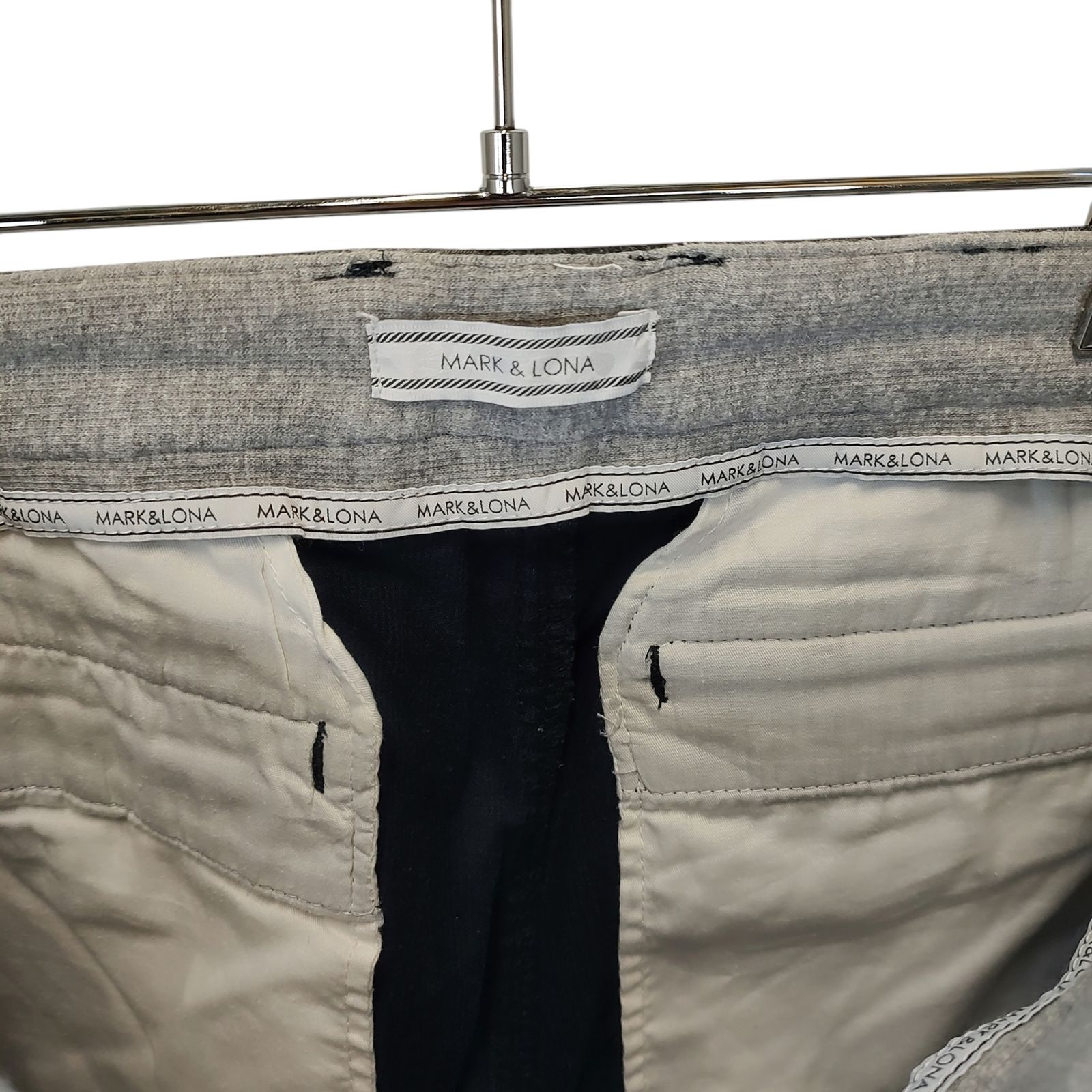 MARK & LONA ネイビー グレー コーデュロイ パンツ 【公式通販】