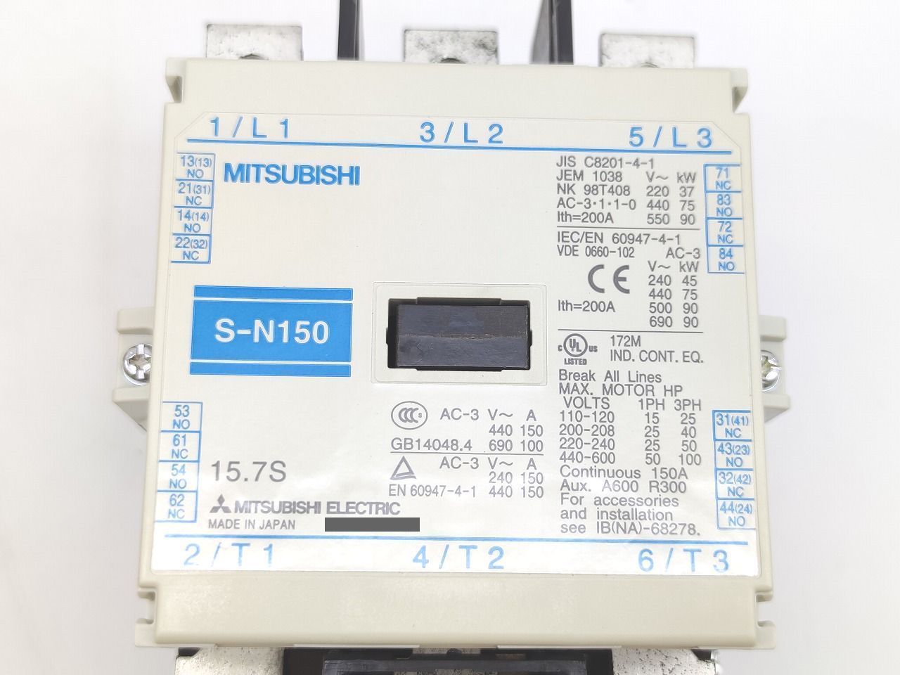 インボイス対応 箱汚れあり 三菱 MSO-N150 200V 37kW AC200V 2a2b USTAUSTRALIA_COM_AU