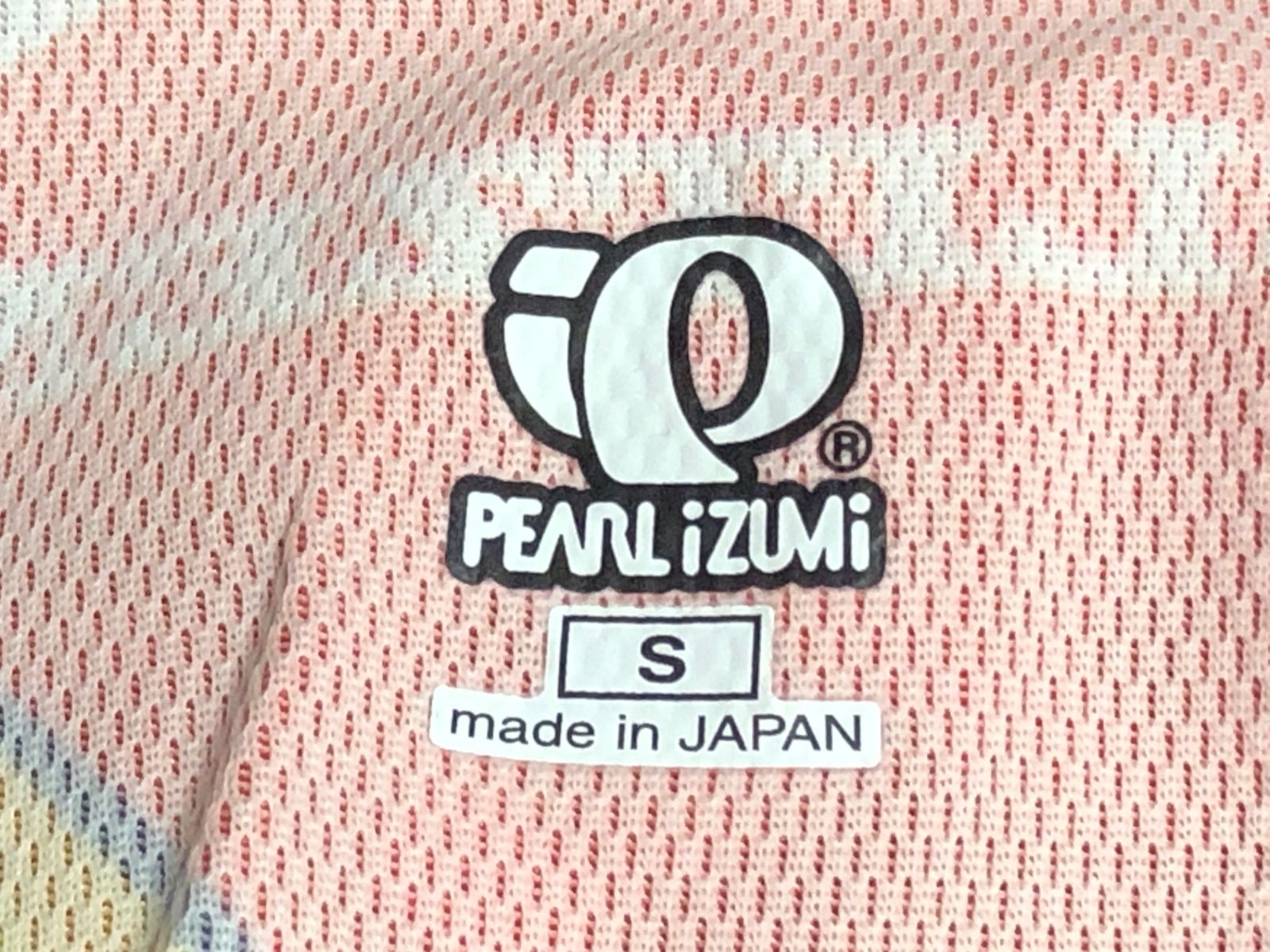 PEARL パールイズミ IZUMI 裏地メッシュ ロゴプリント JY025 日本製 PEARL IZUMI パールイズミ ロゴ入り 長袖 サイクルジャージ Lサイズ 裏起毛 サイクルジャケット 自転車ウェア ロードバイク