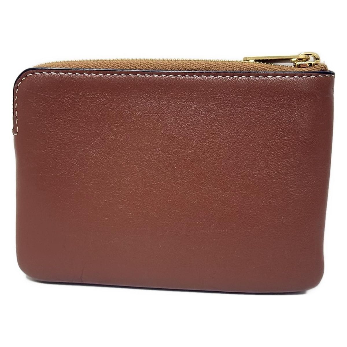 CELINE セリーヌ コインケース コインパース キュイル トリオンフ 10C663DR8.04LU タン ブラウン キーリング付き レザー