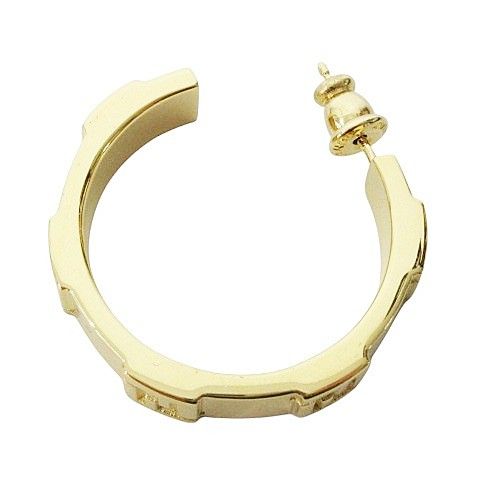 フェンディ FENDI フォーエバー ピアス FFモチーフ フープ メタル