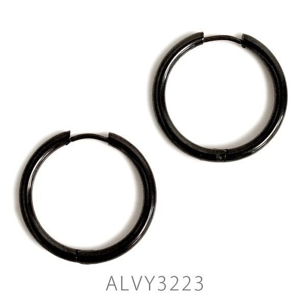 ピアス レディース メンズ プチプラ アクセサリー ステンレス フープ 中折れ シルバー ゴールド ブラック プレゼント ギフト 記念日 誕生日 結婚式 ファッション雑貨 シンプル