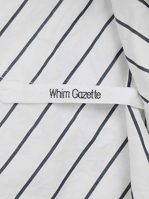 Whim Gazette ウィム ガゼット ボウタイドルマンブラウス