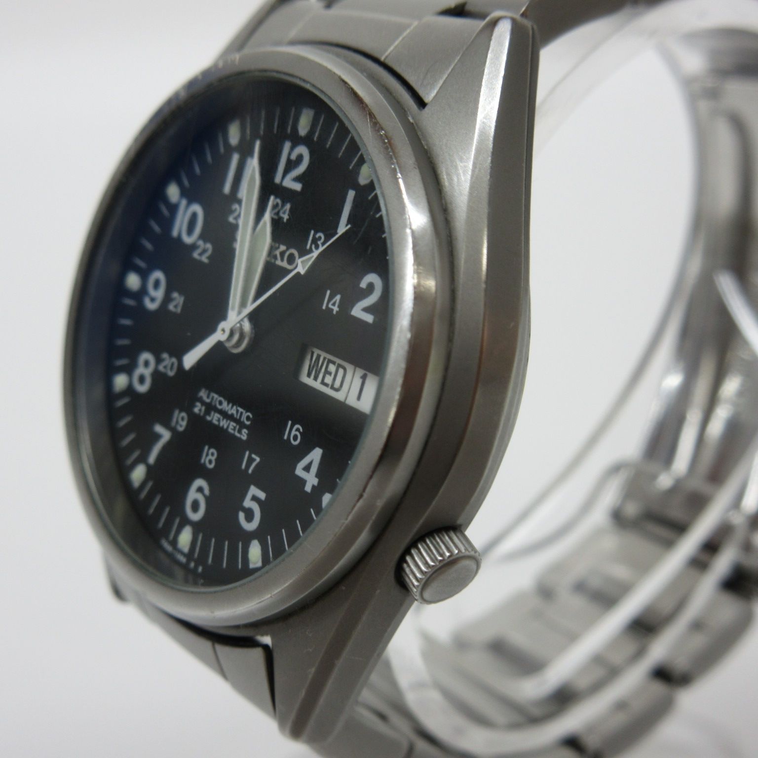 【稼働品】SEIKO ミリタリー 自動巻き ブラック 腕時計 7S26-3060 Yahoo!オークション -「セイコー 7s26-3060」(アクセサリー、時計) の