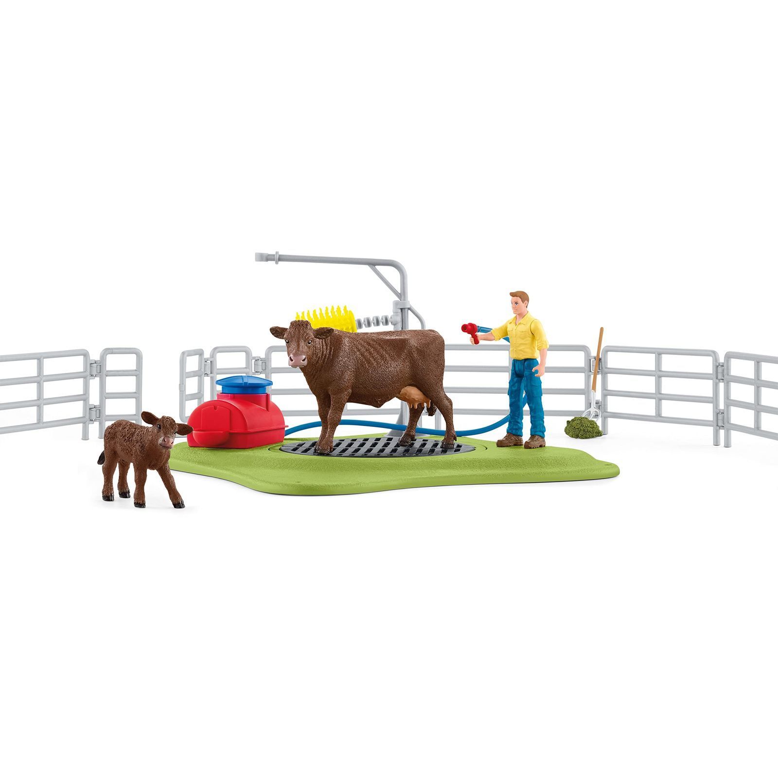 シュライヒ ファームワールド シュライヒ(Schleich) 牛のシャワー台 42529