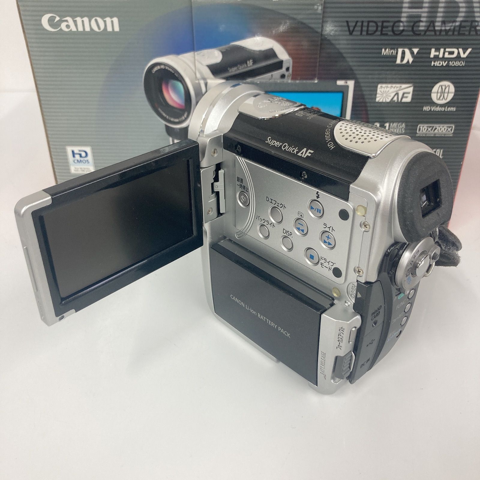 ＆Canon ビデオカメラ iVIS HV10 ハイビジョン アイビス ジャンク品【カメラ】【1】 - メルカリ