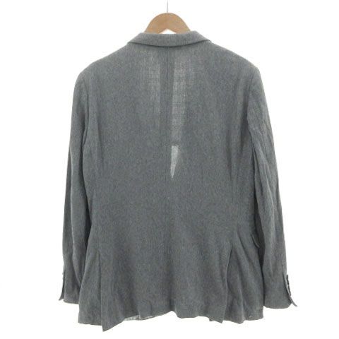 ✨リネン混✨バーバリーブラックレーベル❣️サマージャケット　M　グレー　チェック ✨リネン混✨バーバリーブラックレーベル❣️サマージャケット M