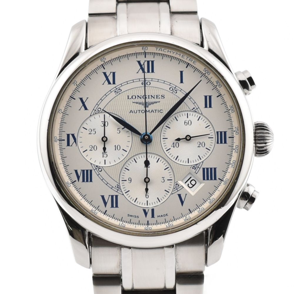 ロンジン LONGINES L2.622.4 ウィームス クロノグラフ 自動巻き メンズ M 137722