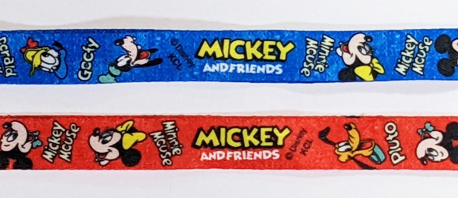 ミッキー ストラップセット ディズニー・ミッキー風パラコードスマホ2wayストラップ✳︎黒