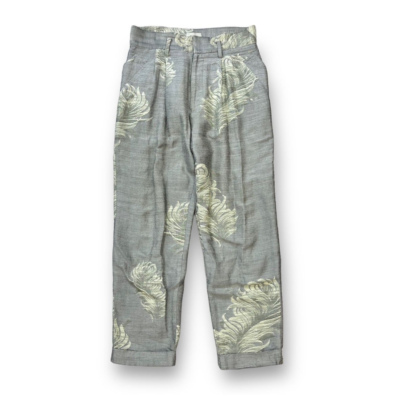 BED J.W.FORD father pattern JACQUARD TAPERED TROUSERS 1 - メルカリ