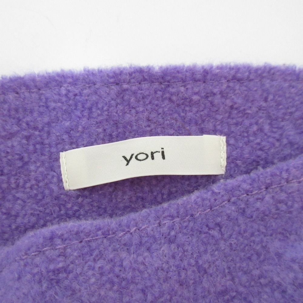 美品 22AW yori ヨリ 圧縮ニットプルオーバー クルーネック