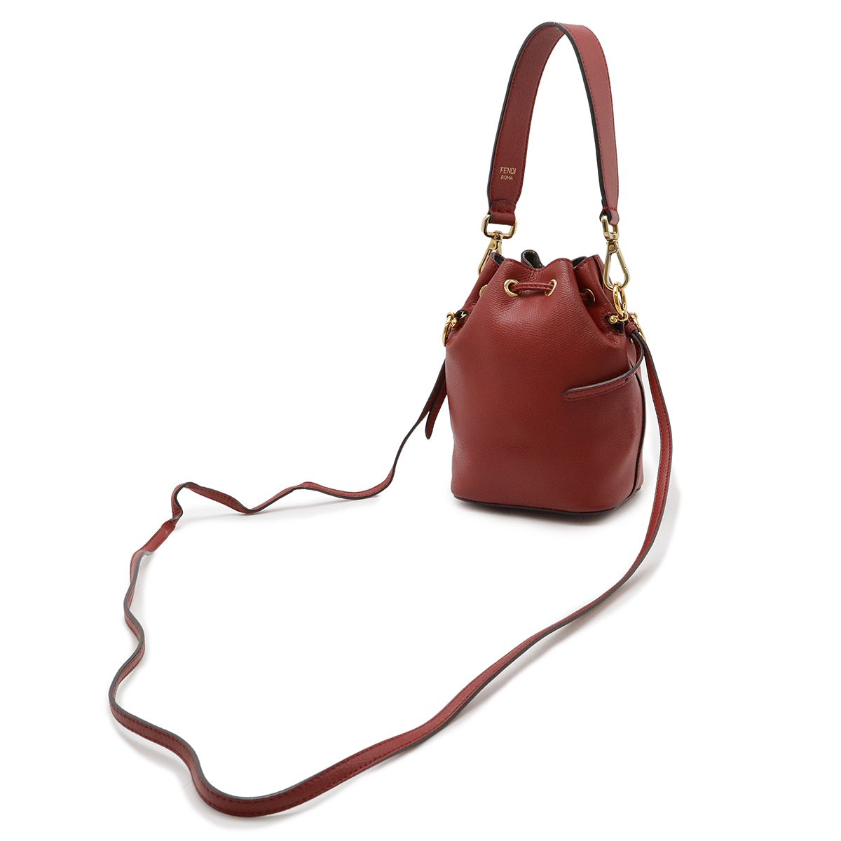 フェンディ モン トレゾール レザー 2way ショルダーバッグ FENDI フェンディ モン トレゾール ショルダーバッグ ワン