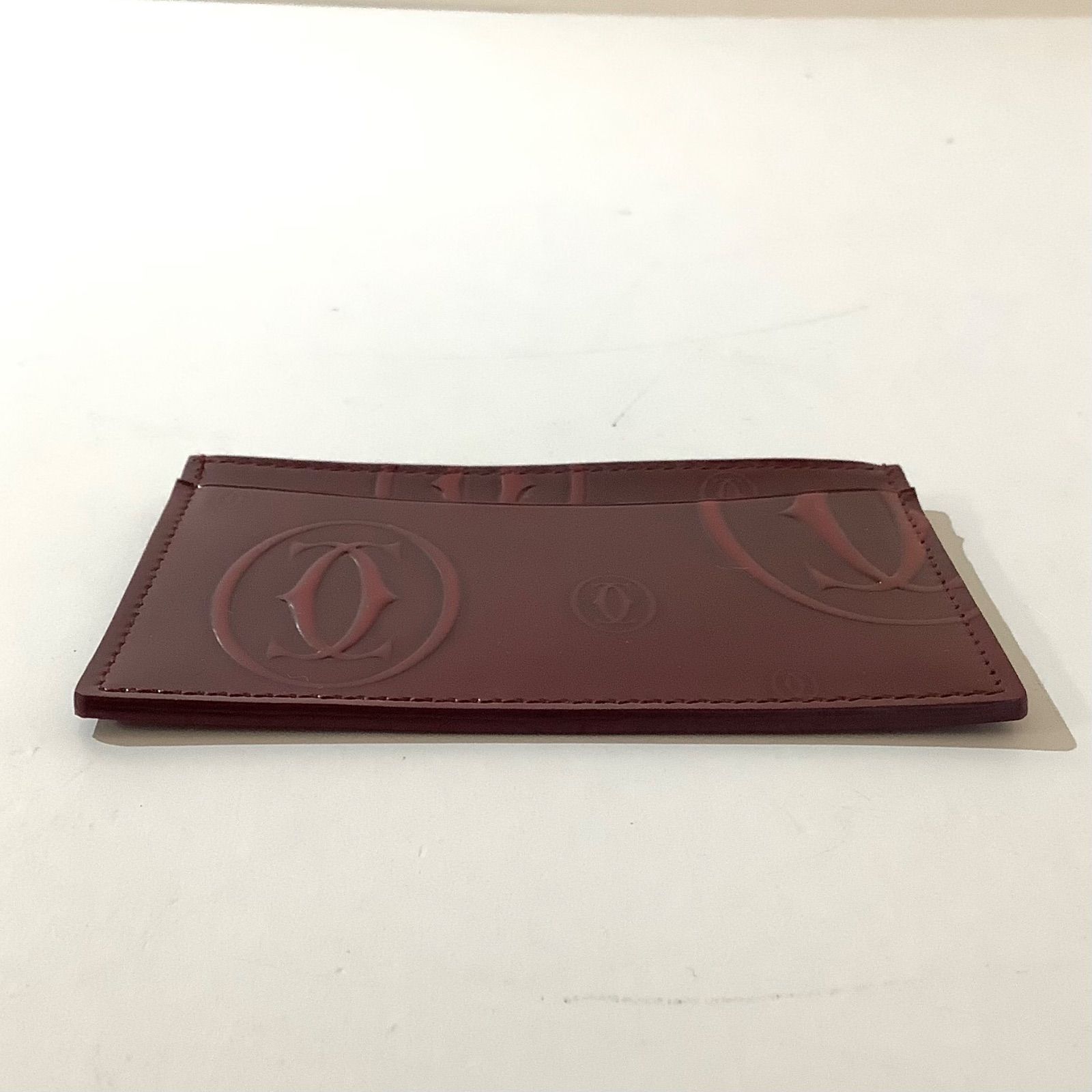 Cartier カルティエ 名刺入れ カードケース パスケース ボルドー 楽天市場】【未使用品】Cartier カルティエ マストライン カード