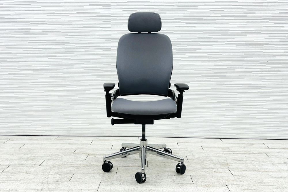 リープチェア 中古 V2 スチールケース ヘッドレスト付き Steelcase