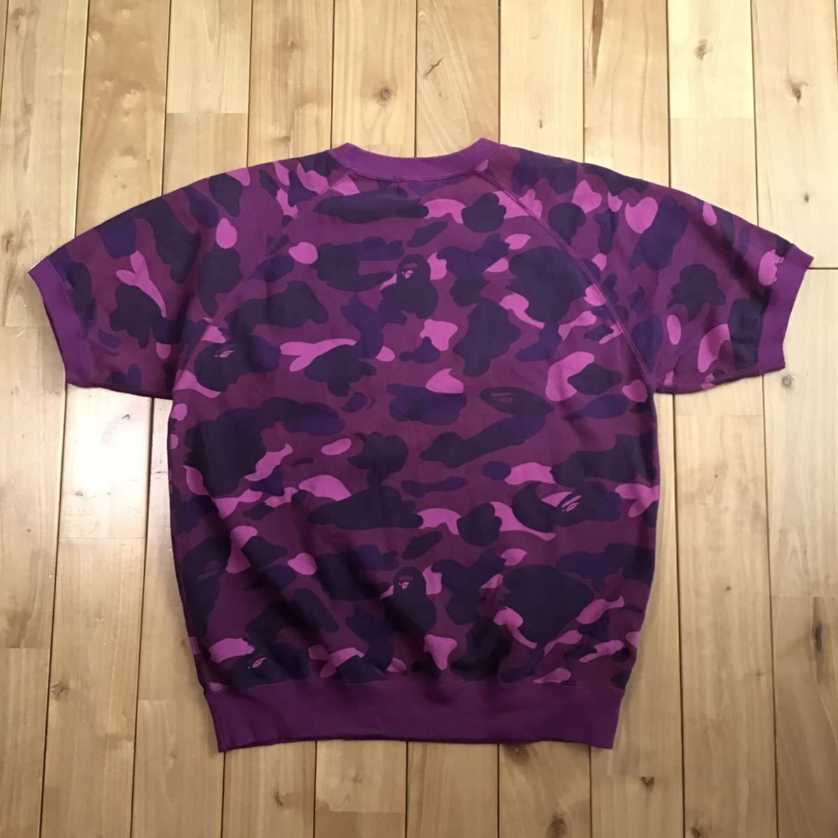 スワロフスキー BAPE LOGO 半袖 スウェット Sサイズ a bathing ape 