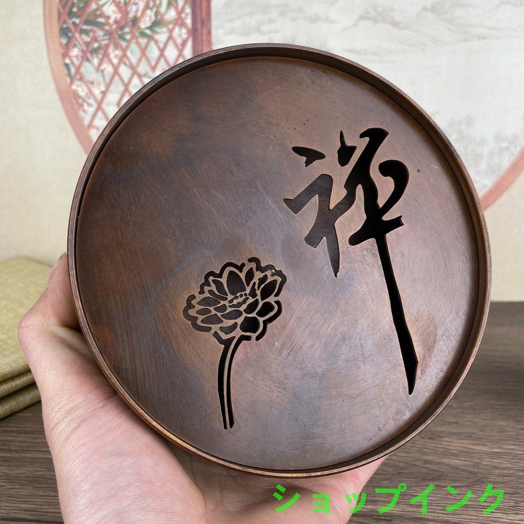 銅 細工 茶道具 禅意茶皿 工芸品 美術品 置物 銅 細工 茶道具 禅意茶皿 工芸品 美術品 置物 - メルカリ