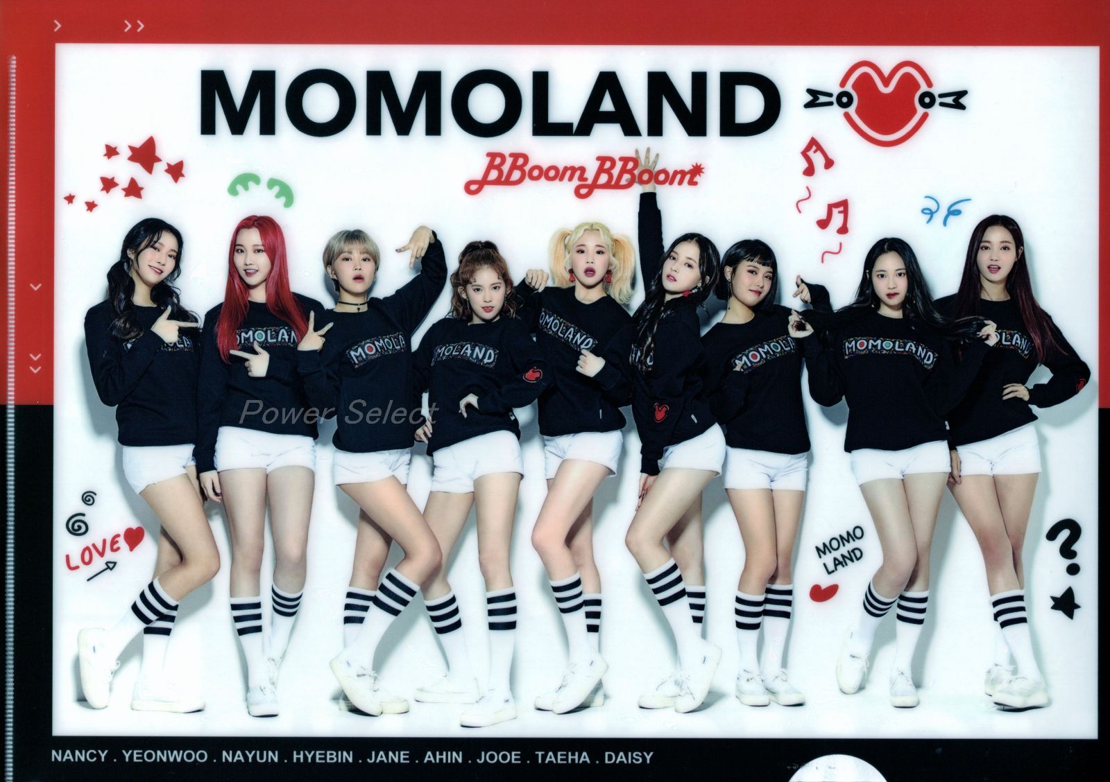 MOMOLAND モモランド グッズ クリアファイル A4サイズ K-POP