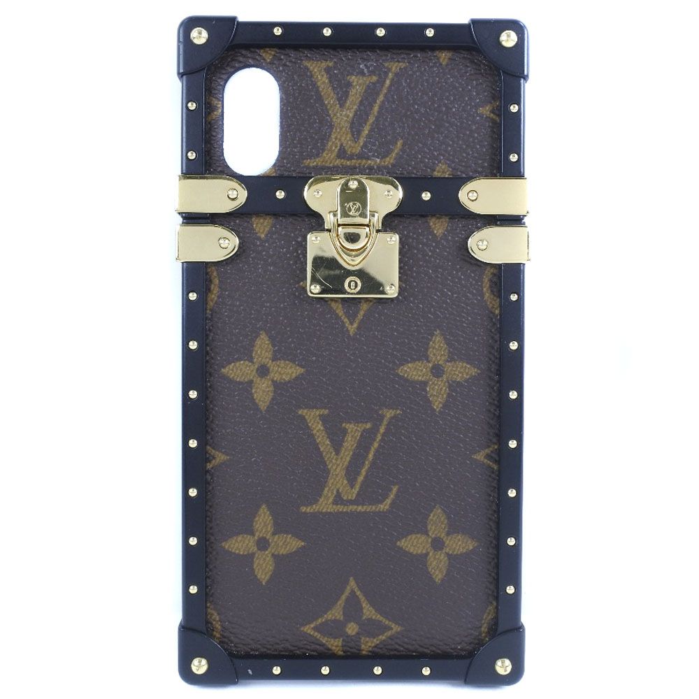 LOUIS VUITTON ルイ ヴィトン iPhoneケースX|XS アイ トランク M62618 モノグラムキャンバス ユニセックス スマホケース